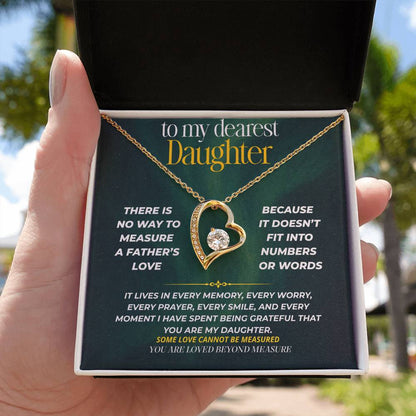 S243 - You Are Loved Beyond Measure – Forever Love Necklace From Dad