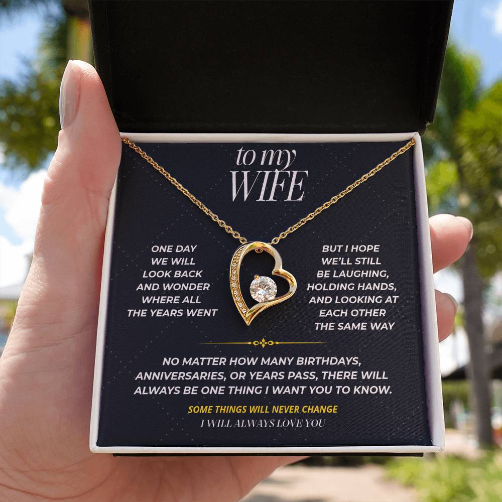 S99 - No Matter How Many Years – Forever Love Necklace From Husband